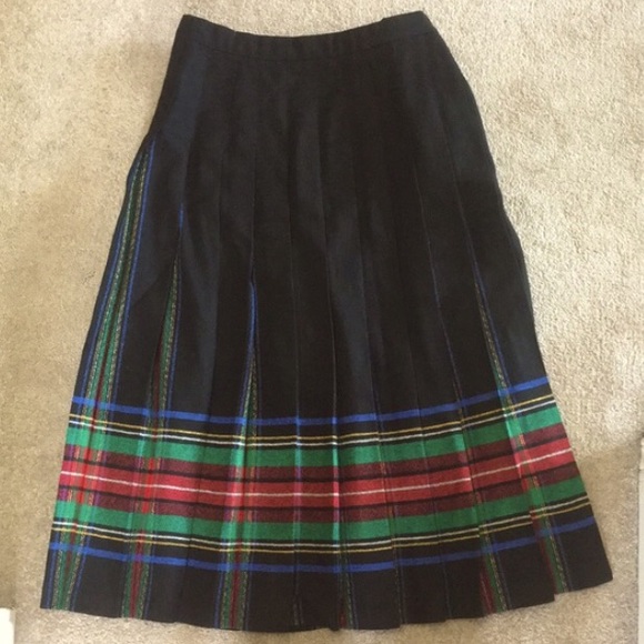 Pendleton | Vintage Plaid Pleated Skirt - Picture 3 of 6